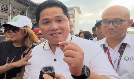 Ketua Umum PSSI sekaligus Menteri Badan Usaha Milik Negara (BUMN), Erick Thohir. 