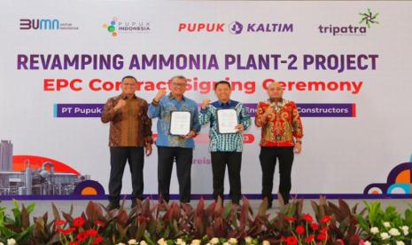 Pupuk Indonesia berupaya lebih ramah lingkungan melalui proyek revamping pabrik Ammonia-2.