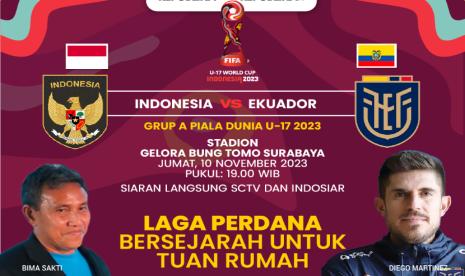 Timnas Indonesia U-17 vs Timnas Ekuador U-17.