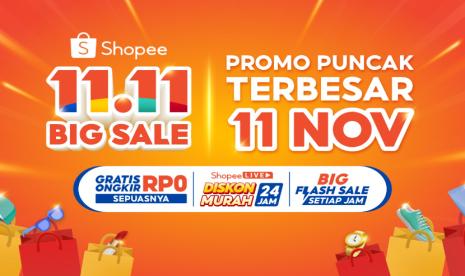 Akhir pekan bersama Shopee 11.11 Big Sale.