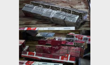 Bea Cukai Langsa melakukan penindakan terhadap upaya penyelundupan 180 karton rokok ilegal. 