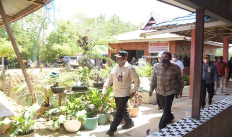 Pj Wali Kota Kendari, Asmawa Tosepu dan Direktur Jenderal Pengendalian dan Penertiban Tanah dan Ruang Kementerian ATR/BPN Dwi Hariyawan