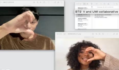 Penyanyi UMI berkolaborasi dengan V BTS dalam lagu Wherever U R.