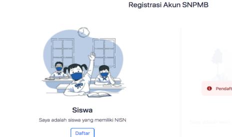 Tampilan laman Seleksi Nasional Penerimaan Mahasiswa Baru (SNPMB) 2024. Kini, ada menu viewer monitoring yang bisa dimanfaatkan siswa dan orang tua.