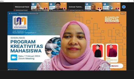 Nusamandiri Innovation Center (NIC) bersama tim kemahasiswaan sukses menyelenggarakan acara Sosialisasi Program Kreativitas Mahasiswa (PKM) 2024 pada Rabu 7 Februari 2024 secara daring. 