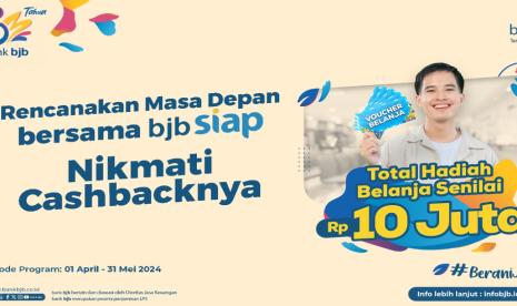 Bank bjb mengumumkan program promosi yang menarik bertajuk bank bjb 63 bjb siap.