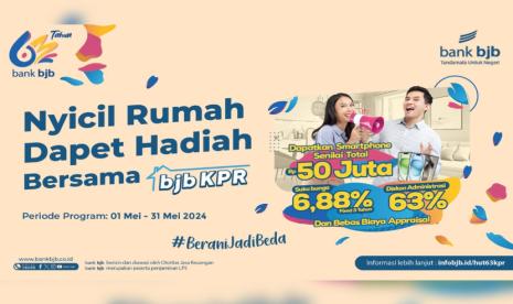 Merayakan ulang tahunnya yang ke-63 bank bjb menggelar program promosi yang menarik bagi para calon debitur. 