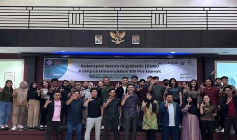 Universitas BSI (Bina Sarana Informatika) Pontianak mengambil langkah maju dengan mengadakan kick off kegiatan kelompok mentoring bisnis melalui BSI Startup Center (BSC), Sabtu (11/5/2024).