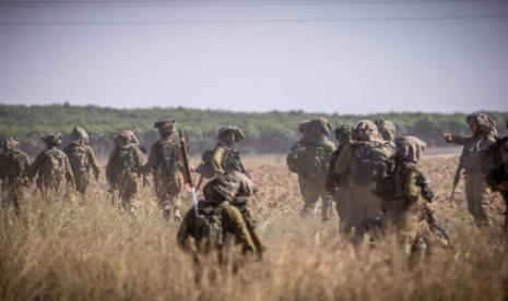 Tentara dari Batalyon Netzah Yehuda, pasukan paling brutal Israel, sedang beroperasi di Dataran Tinggi Golan.