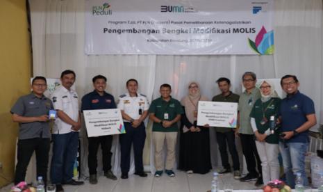 PT PLN (Persero) Pusat Pemeliharaan Ketenagalistrikan (Pusharlis) meluncurkan Program Pengembangan Bengkel Modifikasi Motor Listrik (MOLIS) kepada dua bengkel konversi listrik yaitu CV HIDTECH di Kabupaten Bandung dan DMR CUSTOM di Kota Bandung pada hari Rabu (29/5/2024) di Desa Rancamanyar Baleendah Kabupaten Bandung. 