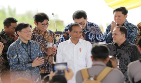  Astra membangun Astra Biz Center-IKN, yang groundbreakingnya dihadiri oleh Presiden Republik Indonesia (RI) Joko Widodo pada hari ini di Ibu Kota Nusantara, Selasa (4/6/2024).