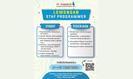 Universitas BSI (Bina Sarana Informatika) kampus Yogyakarta melalui BSI Career Center (BCC) kembali menggelar acara campus recruitment. Acara ini menggandeng PT Kanisius Yogyakarta, untuk membuka peluang karier yang luas bagi mahasiswa maupun alumni Universitas BSI. 