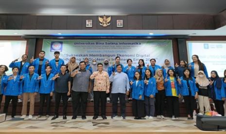 Universitas BSI (Bina Sarana Informatika) sebagai Kampus Digital Kreatif, sukses menggelar Seminar Literasi Digital dengan tema 