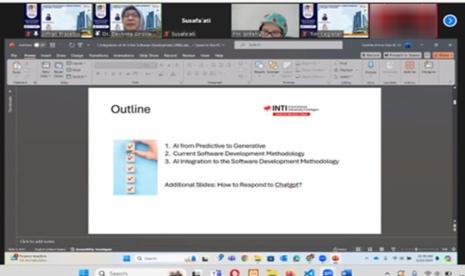 Program Studi (prodi) Informatika Universitas Nusa Mandiri (UNM) sukses menggelar webinar dengan tema 