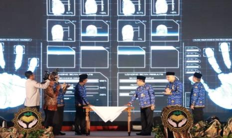 Sekda Provinsi Kalimantan Tengah H Nuryakin melaunching pelaksanaan MTQ ke 7 Korpri,  Selasa (6/8) di Palangka Raya.