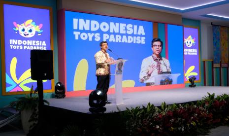 Kepala Kantor Wilayah (Kanwil) Bea Cukai Jawa Timur (Jatim) I, Untung Basuki, menghadiri acara soft launching Indonesia Toys Paradise yang diadakan di Hall Indonesia Toys Paradise, Dupak Center, Surabaya, pada Kamis (1/8/2024).