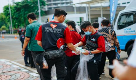 Sisi lain kemeriahan People Fest yang digelar di DPR pada Jumat (4/10/2024), menghadirkan perayaan pesta rakyat.