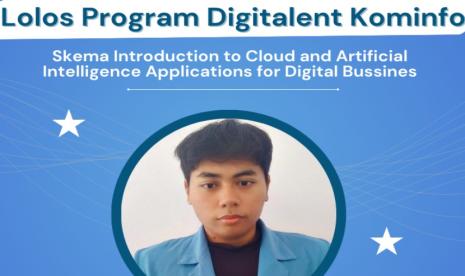 Antonius Tegar Martiono, mahasiswa Program Studi (prodi) Sistem Informasi Universitas Nusa Mandiri (UNM), berhasil lolos dalam program prestisius Digitalent Scholarship Kominfo. 