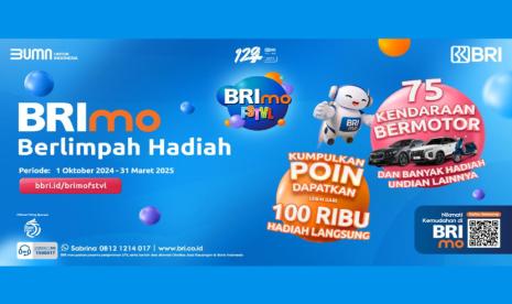 PT Bank Rakyat Indonesia (Persero) Tbk kembali menghadirkan BRImo FSTVL 2024 sebagai program eksklusif untuk seluruh nasabah Tabungan BRI pengguna Super Apps BRImo.