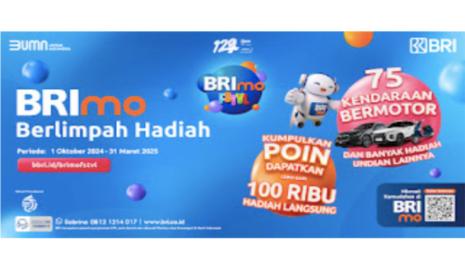 BRImo FSTVL merupakan program apresiasi dari BRI kepada seluruh nasabah Tabungan BRI.