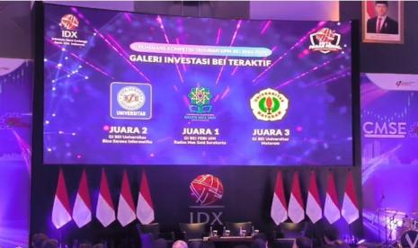 Universitas Bina Sarana Informatika (UBSI) berhasil meraih juara kedua dalam kategori Duta Pasar Modal Teraktif pada ajang tahunan Bursa Efek Indonesia (BEI) 2023-2024.