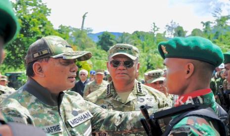 Menhan Pastikan Yonif Teritorial Pembangunan 805/KSW Siap Hadapi Tugas di Papua Barat