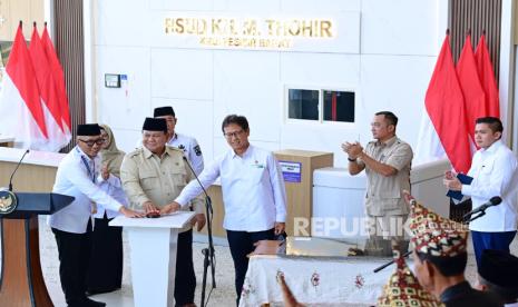 Resmikan RSUD KH Muhammad Thohir, Prabowo: Tingkatkan Layana