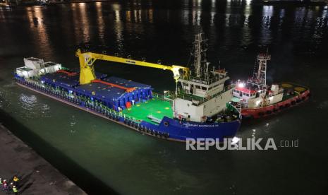 Interport Sandikala VII Meluncur Perdana, Buka Peluang Baru Logistik Maritim Indonesia