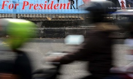 A banner bears message on presidential convention of Democratic Party on July 7, 2013. The ruling party opens registration for presidential candidates in August. (file photo)