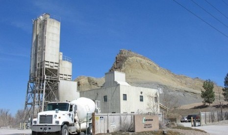 A concrete plant (illustration)