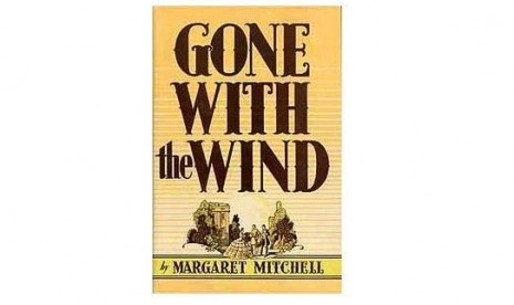 A copy of Gone with the Wind is returned to A high school library in Washington State 65 years late. (illustration)