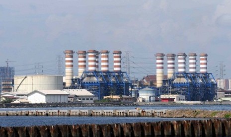 A gas power plant (illustration)