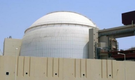 A general view of the Bushehr main nuclear reactor, 1,200 km (746 miles) south of Tehran, August 21, 2010.