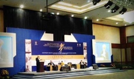 A plenary Session “Unlocking the Vast Economic Potential of Indonesia in Partnership with Asia Pacific Partners through Sustainable and Inclusive Infrastructure Development” in Conference on the development of Indonesian infrastructure in Jakarta on August