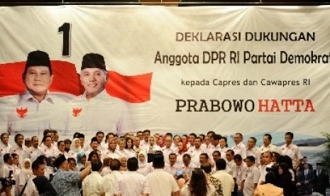 A support for Prabowo-Hatta