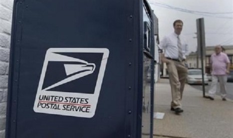 A United States Postal Service mailbox is seen in Manhasset, New York, last year (file photo)