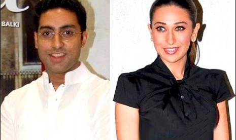 Abhishek Bachchan dan mantan tunangannya, Karisma Kapoor 