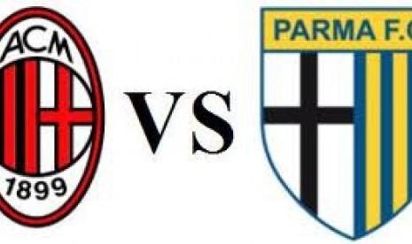 AC Milan Vs Parma (ilustrasi).