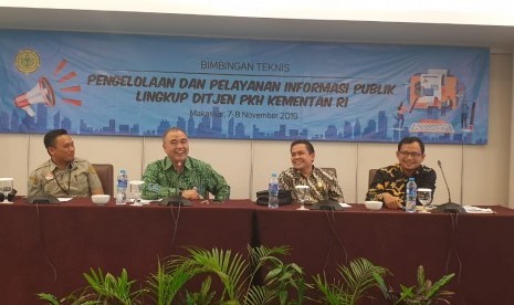 Acara Bimbingan Teknis Pengelolaan dan Pelayanan Informasi Publik Lingkup Ditjen PKH di Makassar, 7-8 November 2019