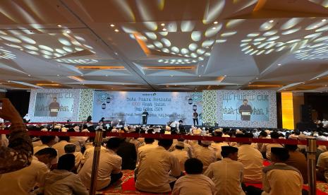 Acara buka bersama Adaro dengan 1.000 anak yatim Jabodetabek, Kamis (28/3/2024).