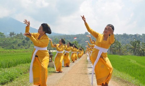 acara Festival Jatiluwih 2019 di D’Uma Jatiluwih. Jum’at (20/09).