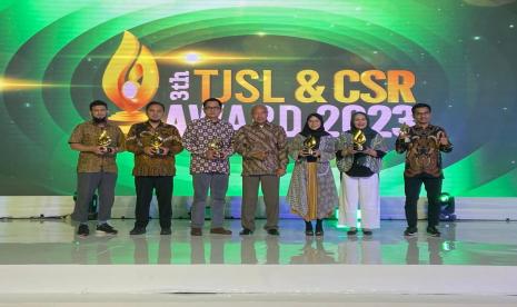 Acara Malam Penganugerahan TJSL dan CSR Award 2023 Tahun ketiga. 