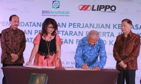 Acara penandatanganan perjanjian Kerjasama Lippo Karawaci dan BPJS Kesehatan 