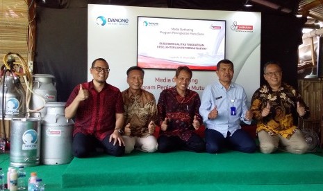 Acara sharing session PT Sarihusada bersama media di Sop Djadoel Sambisari, Sleman, Selasa (21/1).