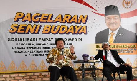 Acara Sosialisasi Empat Pilar MPR yang diinisiasi oleh Idris Laena, Ketua Fraksi Partai Golkar MPR digelar bersamaan dengan Pagelaran Seni Budaya Nasional