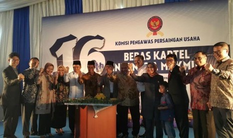 Acara ulang tahun ke-16 Komisi Pengawas Persaingan Usaha (KPPU) yang mengangkat tema  Bebas Kartel Indonesia Makmur'.