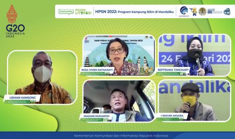 acara webinar HPSN 2022: Program Kampung Iklim 