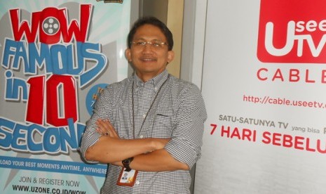 Achmad Sugiarto selaku General Manager Divisi Solusi dan Konvergensi PT Telkom