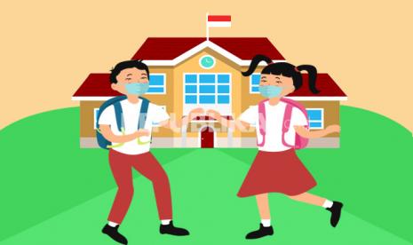 Anak sekolah (ilustrasi) 