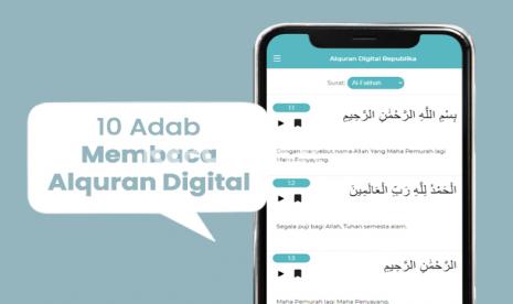 Adab membaca Alquran digital